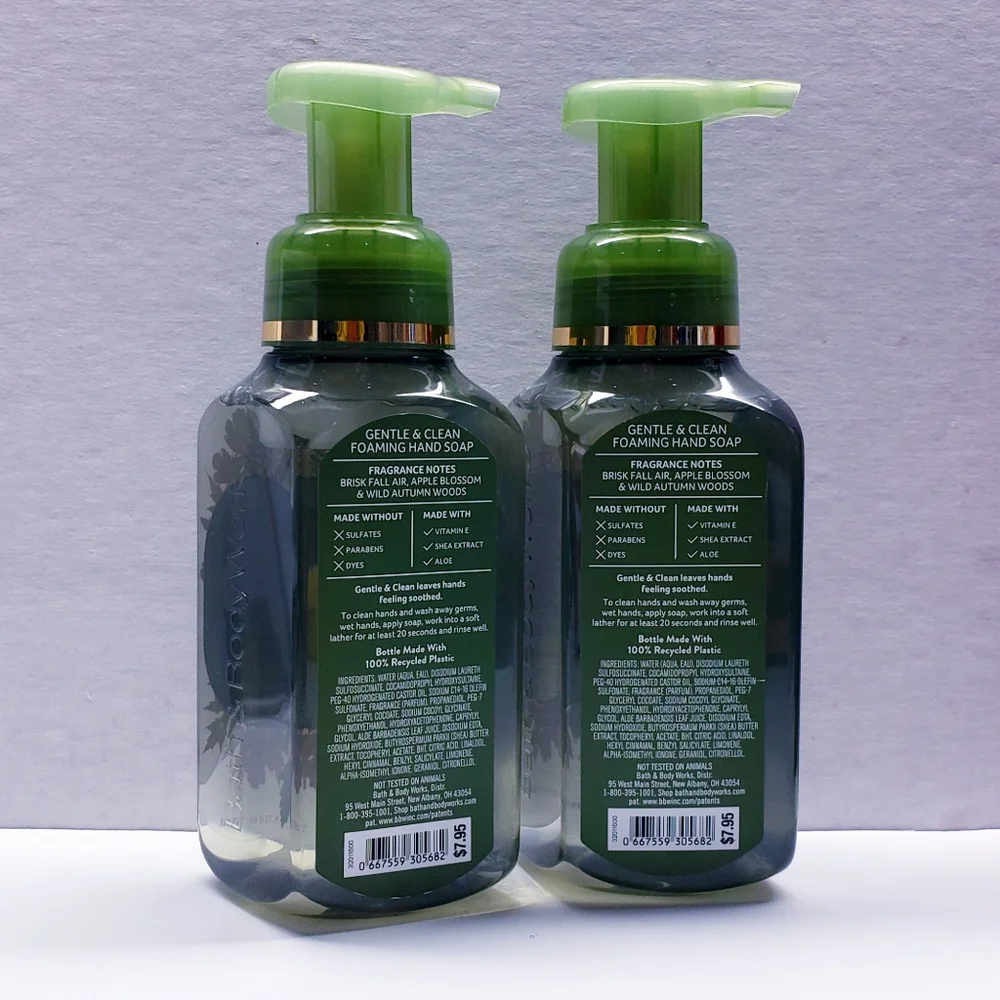 Bath & Body Works AUTUMN ADVENTURES Gentle & Clean Foaming Hand Soap (2 pcs)